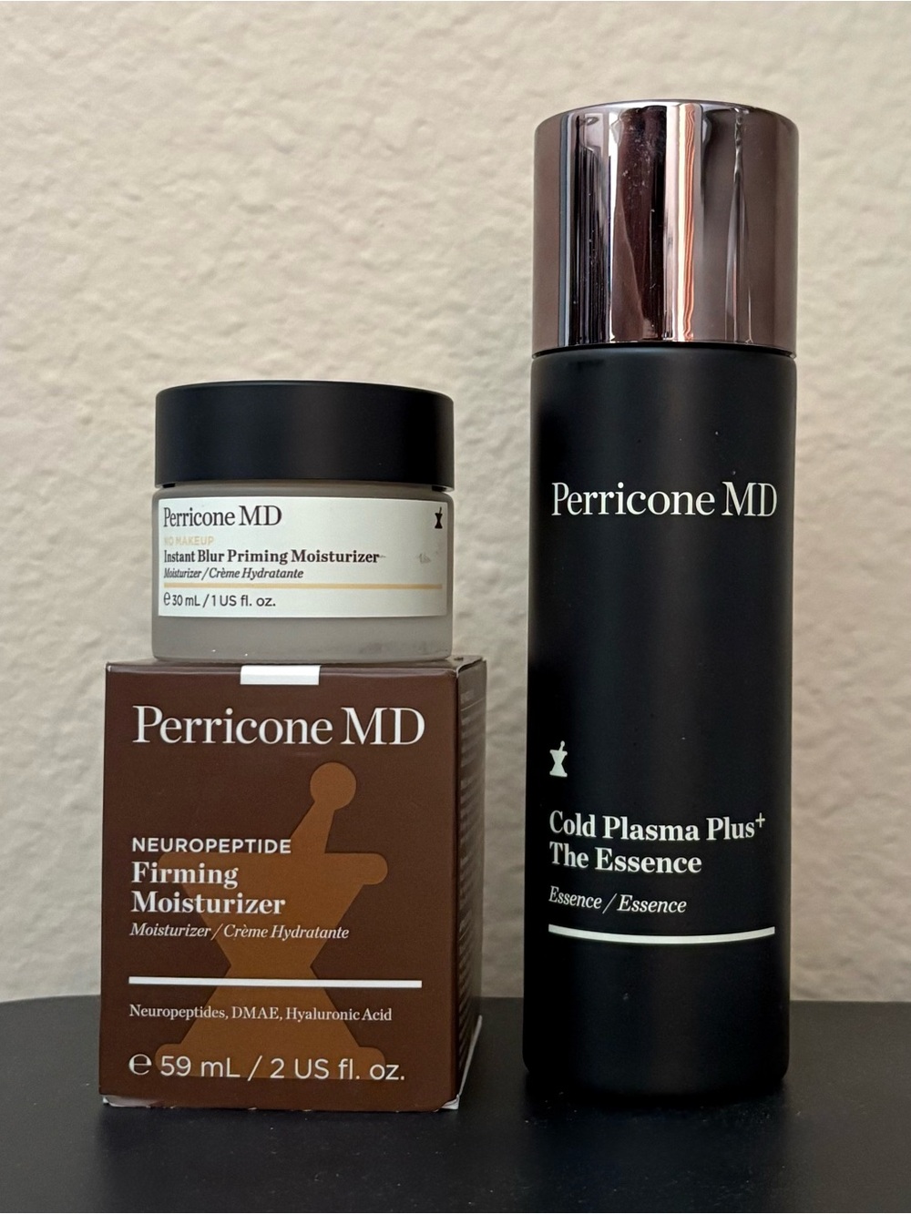 Perricone MD Neuropeptide Firming Moisturizer + Cold Plasma Plus + Instant Blur